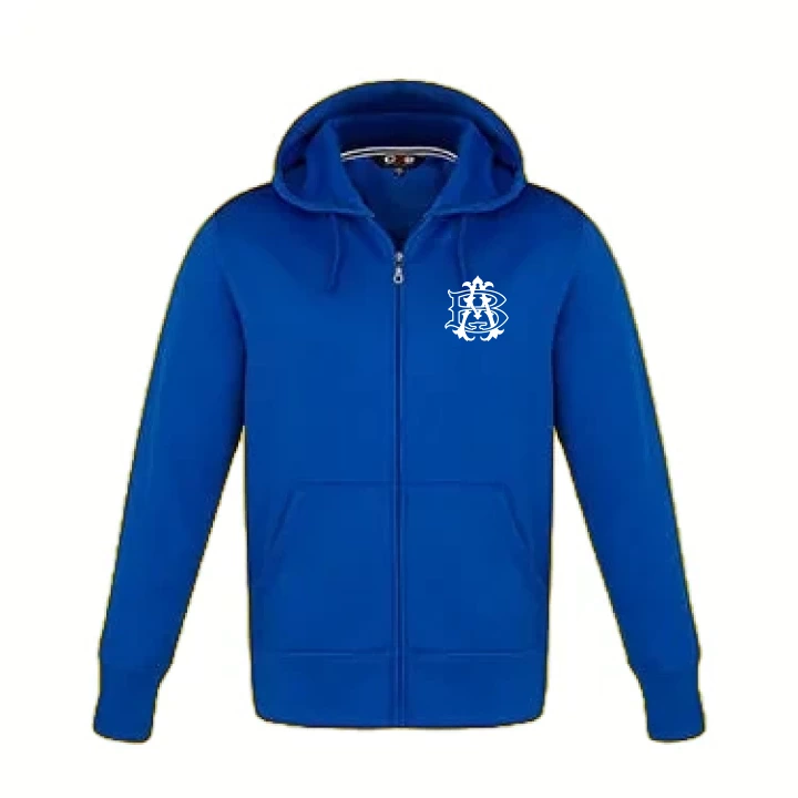 Anvil Boxing Cypress Creek full-zip hoodie in Blue, front view