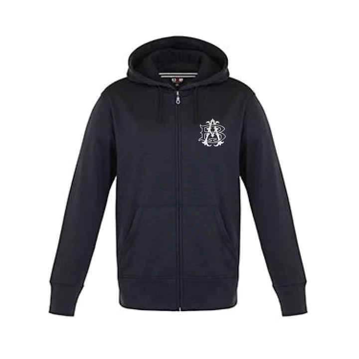 Anvil Boxing Cypress Creek full-zip hoodie in Navy, front view